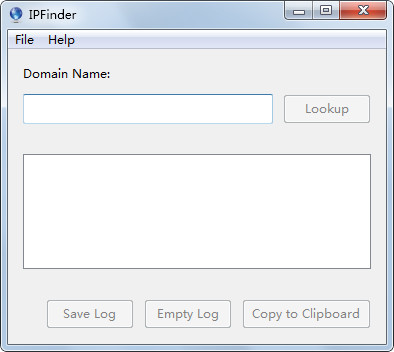 域名IP查询工具(IPFinder)2.3.0绿色英文版 - 系