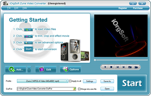 iOrgSoft  Zune  Video  Converter