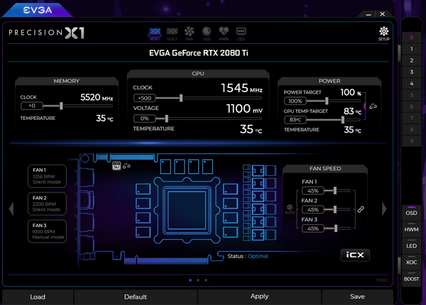 EVGA  Precision  X1