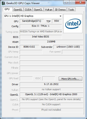 GPU  Caps  Viewer