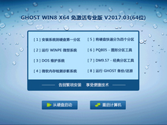 GHOST WIN8 X64 רҵ V2017.03(64λ)