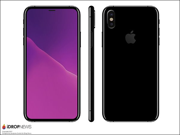 全面屏or玻璃下指紋識別蘋果iphone8竟有多款原型機