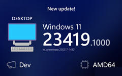 Windows11 Insider Preview 23419.1000(rs_prerelease)ͣ־